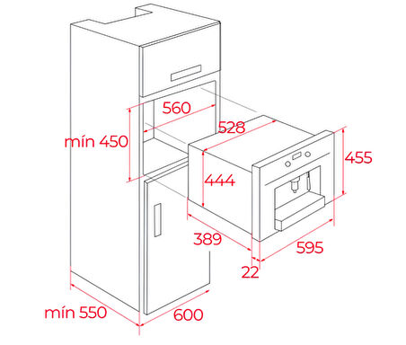 TEKA CLC 855 GM GRİ ÇEKİRDEK ÖĞÜTÜCÜLÜ ANKASTRE KAHVE MAKİNASI