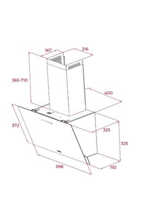 Teka DVN 64030 TTC Siyah Duvar Tipi Davlumbaz