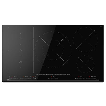 Teka IZS 97630 MST BK Slide Cooking 90 cm indüksiyonlu Flex Ocak