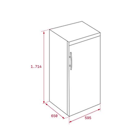 Teka - TGF3 270 X EU - Solo Derin Dondurucu - 7 Çekmeceli - 290 lt - 60 cm - 113300001