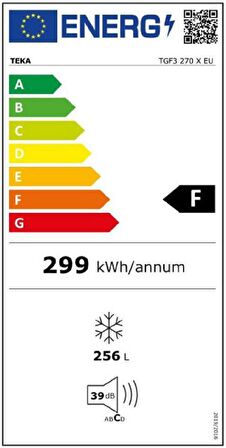 Teka - TGF3 270 X EU - Solo Derin Dondurucu - 7 Çekmeceli - 290 lt - 60 cm - 113300001