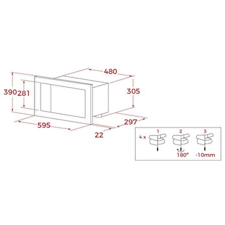 Teka ML 8200 BIS Siyah Mikrodalga