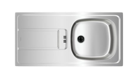 Teka GRAVITY Ankastre Sol Damlalıklı Eviye Paslanmaz Çelik 86 cm