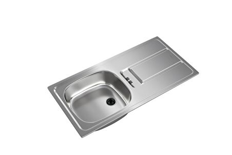 Teka GRAVITY Ankastre Sağ Damlalıklı Eviye Paslanmaz Çelik 86 cm