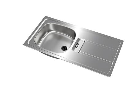 Teka GRAVITY Ankastre Sağ Damlalıklı Eviye Paslanmaz Çelik 86 cm