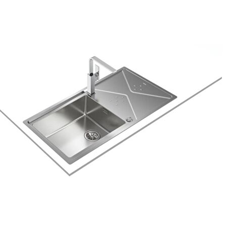 TEKA BROOKLYN 60 M-XP 1B 1D TEK GÖZLÜ 98x50 ÇELİK EVYE