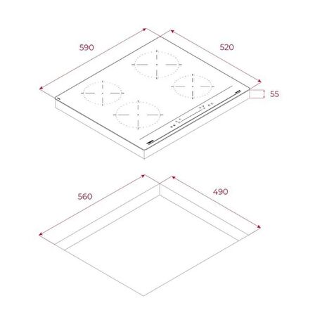 TEKA IBC 64100 SSS BK İNDİKSİYON OCAK