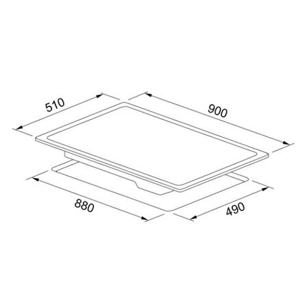 Franke İnox Ankastre Set ( FDFPL 905 I XS Ada Tipi Davlumbaz -FRSM 905 Ocak - FMA 86 H XS Fırın )