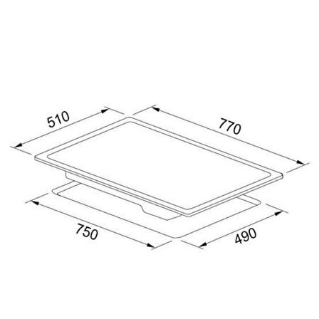 Franke İnox Ankastre Set (FDFPL 905 I XS Ada Tipi Davlumbaz -FRSM 704 Ocak -FMA 86 H XS Fırın)