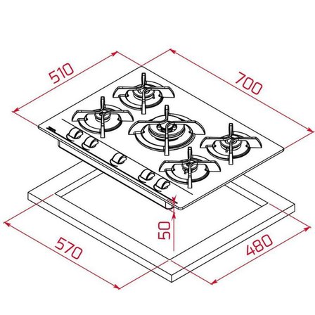 Teka Chef 10 Siyah Ankastre Set ( HAK 629 BUHAR DESTEKLİ - GBC 75030 KBC BK  - TVT 90)