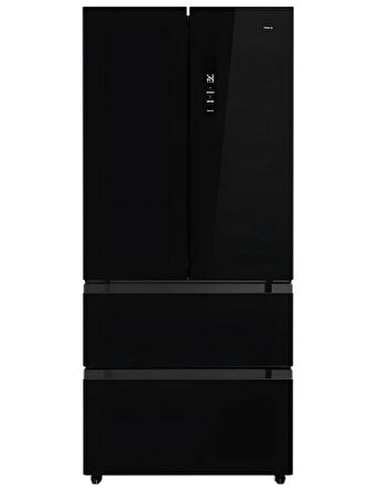 Teka RFD 77825 GBK EU 516 Lt. No Frost Siyah Buzdolabı
