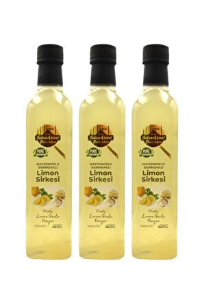 Maydanozlu Sarımsaklı Limon Sirkesi 3x500ml (Özel Üretim)