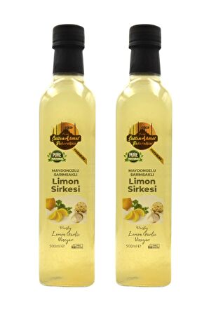 Maydanozlu Sarımsaklı Limon Sirkesi 2x500ml (Özel Üretim)