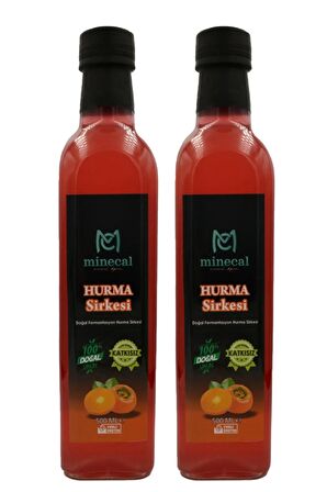 %100 Ev Yapımı Katkısız Hurma Sirkesi 2x500ml