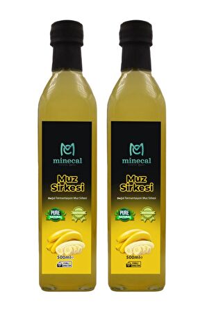 %100 Ev Yapımı Katkısız Muz Sirkesi 2x500ml