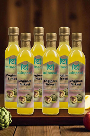 Doğal Fermente Enginar Sirkesi 6x500ml