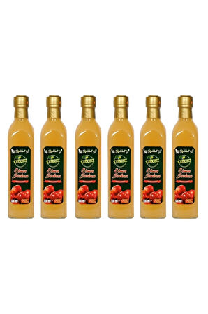 Elma Sirkesi 6x500 ml - %100 Katkısız Doğal | Geleneksel Ev Yapımı