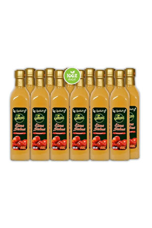 Elma Sirkesi 12x500 ml - %100 Katkısız Doğal | Geleneksel Ev Yapımı