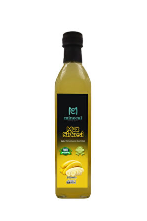 Muz Sirkesi 500 ml – %100 Katkısız Doğal | Şekersiz | Koruyucu Içermez