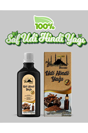 Saf Udi Hindi Yağı 100 ml | Soğuk Sıkım Doğal Yağ | Katkısız Özel Üretim