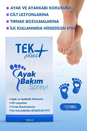 Ayak Bakım Spreyi - Ayakkabı Ve Ayak Kokusu Önleyici, Mantar Karşıtı, Tırnak Bakım Spreyi 100ml