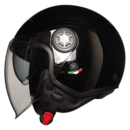 FREEM FR-612 BLACK YARIM KASK