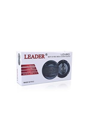 Leader LD-210 Yuvarlak Tip 16 cm 3 Yollu 300W Coaxial Oto Hoparlör