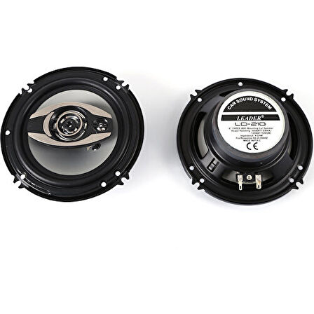 Leader LD-210 Yuvarlak Tip 16 cm 3 Yollu 300W Coaxial Oto Hoparlör