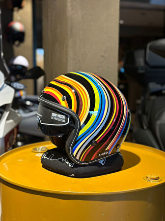 DALLAS RETROBOW YARIM  MOTOSİKLET KASK