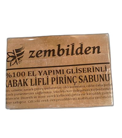 ZBD KABAK LİFLİ PİRİNÇ SABUNU 120 gr