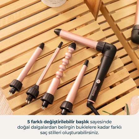 Surfcare Multiwaves Saç Maşası | Çok Başlıklı Bukle Ve Dalga Şekillendirici
