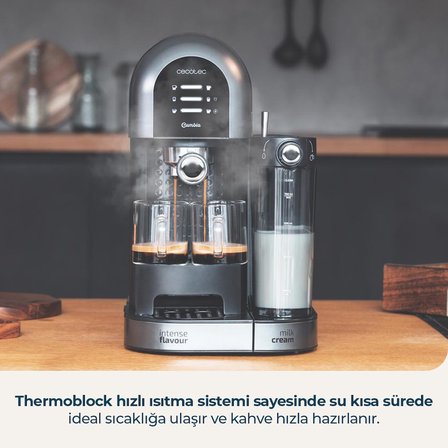 Instant-Ccino 20 Chic Serie Nera Espresso Makinesi Otomatik Süt Köpürtme