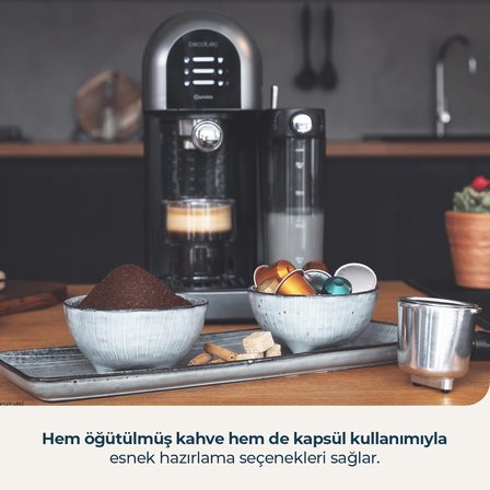 Instant-Ccino 20 Chic Serie Nera Espresso Makinesi Otomatik Süt Köpürtme