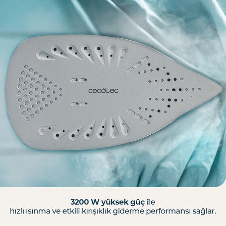 Ironhero 3200 Double Steam I-Pump Buharlı Ütü Çift Buhar Güçlü Kırışık Giderici Hızlı Isınan