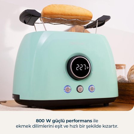 Classictoast 8000 Blue Double Dijital Göstergeli Ekmek Kızartma Makinesi
