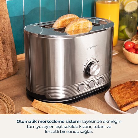 Shine Toast Double Ekmek Kızartma Makinesi Çift Bölmeli Hızlı Ekmek Tost Makinesi
