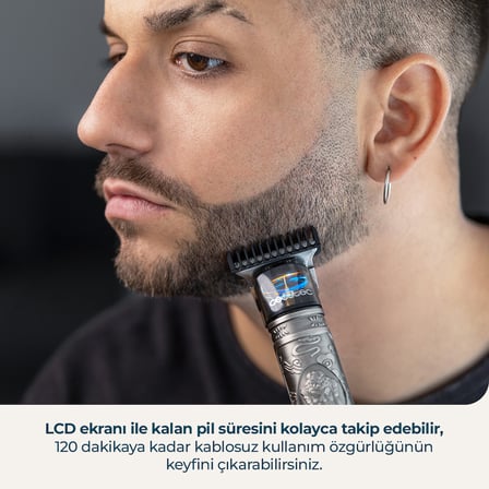 Precisioncare Samurai Kablosuz Saç Sakal Tıraş Makinesi | Şarjlı Tıraş Makinesi