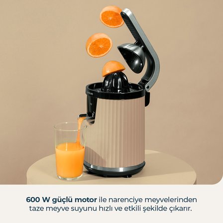 Xqueeze Retrojuice 600 Beige Elektrikli Narenciye Sıkacağı