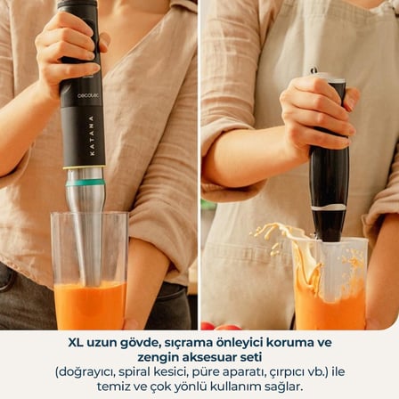 Catana 15 Totaldestroy Full B Screen Blender Seti - Güçlü Motor, Çok Fonksiyonlu Mutfak Blenderı