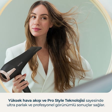 Ionicare Elegance Saç Kurutma Makinesi | Şık Tasarım İyonik Güçlü Fön