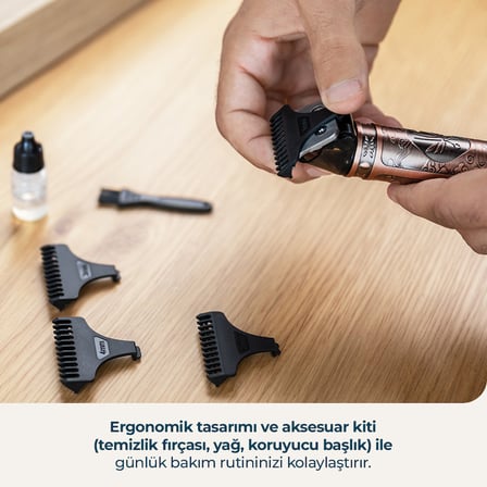 Precisioncare Warrior Kablosuz Saç Sakal Tıraş Makinesi | Erkek Bakım Makinesi