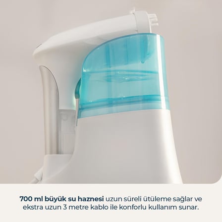 SmoothForce 3000 UltraSteam White Buharlı Dikey Ütü Pratik Kullanım
