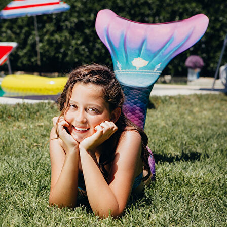 Kuaki Mermaids Deniz Kızı 4'lü Takım Bikini Kostüm Seti Star