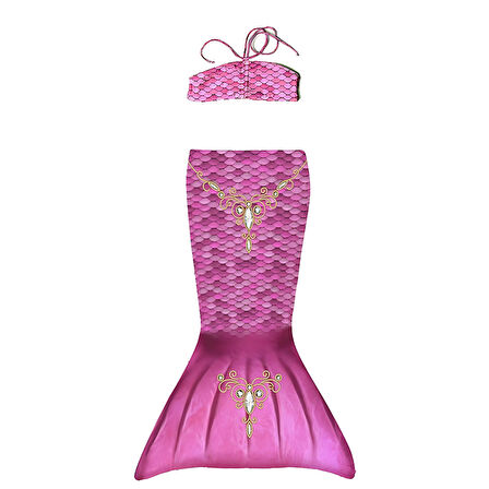 Kuaki Mermaids Deniz Kızı 2'li Takım Bikini Kostüm Seti Princess