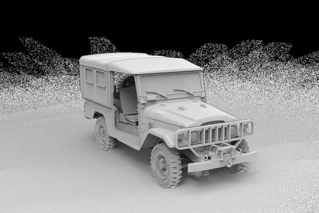 AK Interactive FJ43 SUV Askeri Araç Maketi 1/35 Ölçek Gri