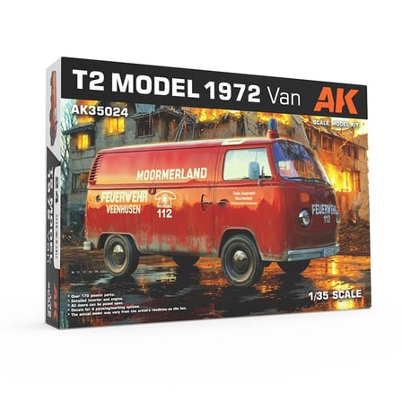 AK Interactive AK35024 1967 T2 VW Van Maket Araba 1/35 Ölçek