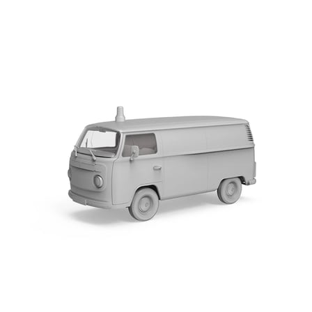 AK Interactive AK35024 1967 T2 VW Van Maket Araba 1/35 Ölçek