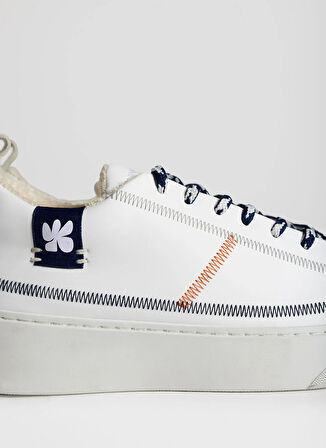 Bonamaso Sneaker, 39, Beyaz - Mavi