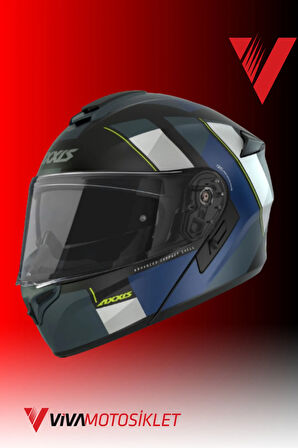 AXXIS STORM SV DIAMOND A7 - MATT BLUE/XXL