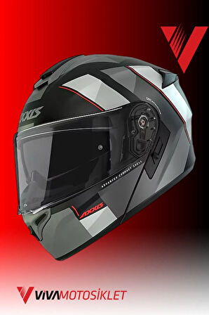 AXXIS STORM SV DIAMOND B22 - MATT BLACK GRAY/XXL